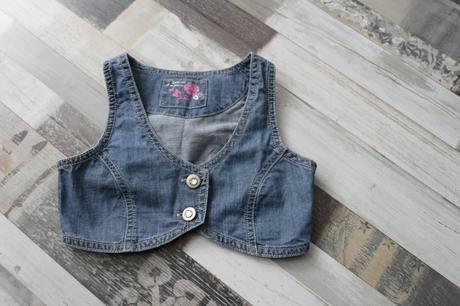 Tenká riflová vestička, 122