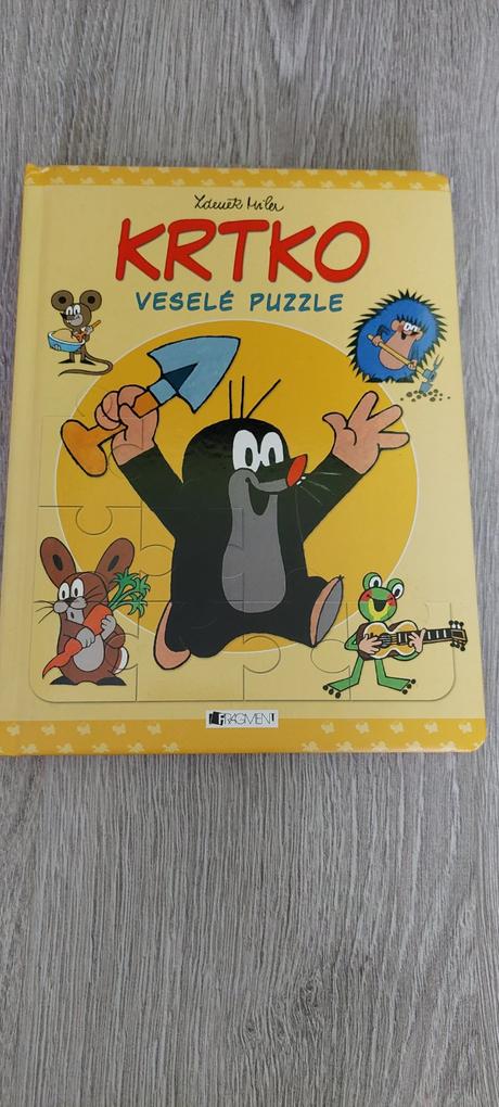 Kniha puzzle krtko,
