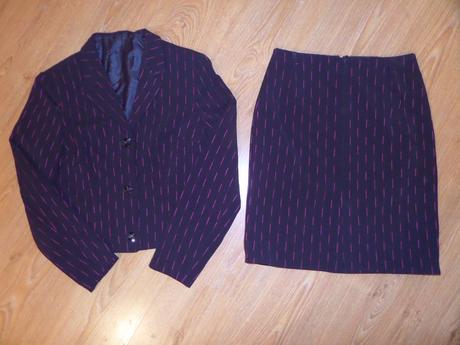 Kostým s ružovými pásikmi, m