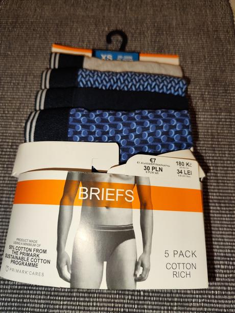 Pánske slipy, primark,xs