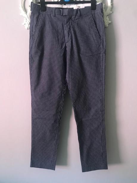 Pánske nohavice skinny h&m, h&m,m
