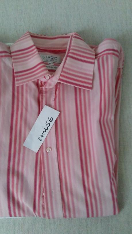 Balík -  košele prúžkované - dlhé rukávy, l