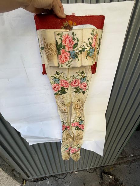 Krojova sucast doplnok kroj vintage stare s krasn,