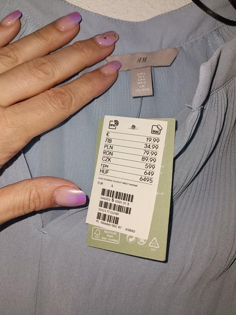 Blúzka č., h&m,44 / xl