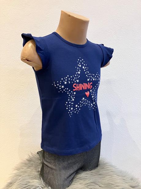 Dievčenské tričko s hviezdičkami a nápisom (92), fagottino,92