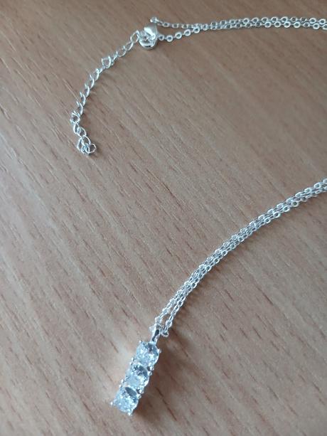 Nový náhrdelník so zirkónmi 40+6 cm,