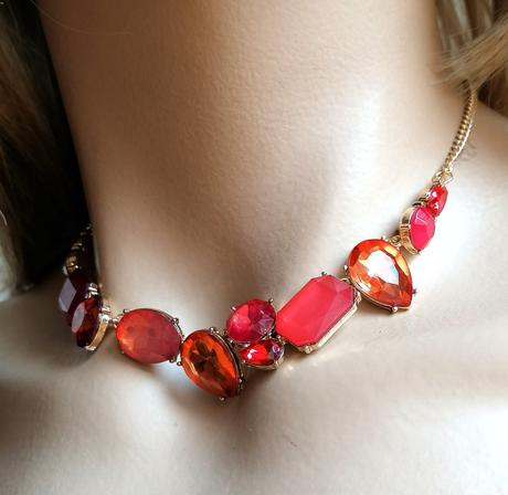 Bijou brigitte - červený náhrdelník, bijou brigitte