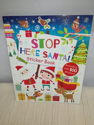 Stop here santa sticker book nwi18, 