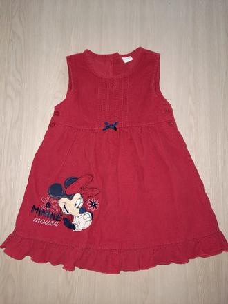 Menčestrové šatôčky s minnie 86/92, disney,86