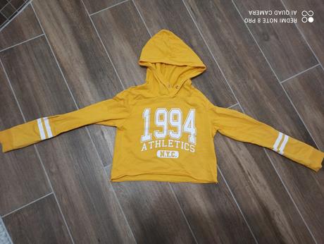 Crop mikina, h&m,146