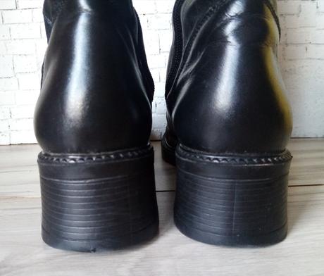 Čierne vysoké dámske čižmy v.40, 40