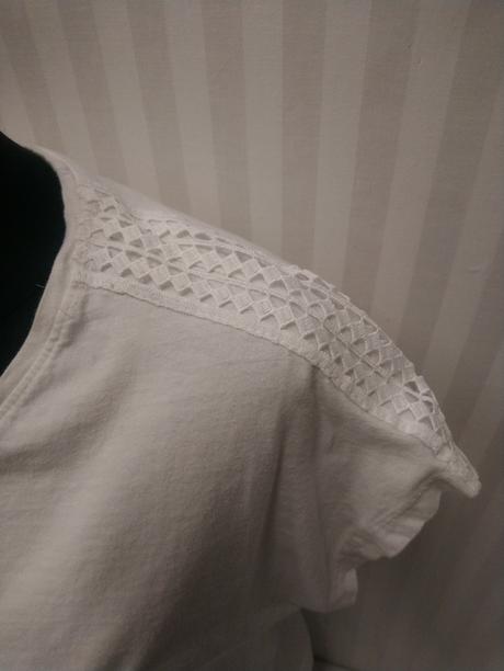 Dámsky bavlnený biely top, love to loung, m/l, l