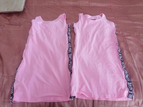 Ružové šaty na ramienka, 146