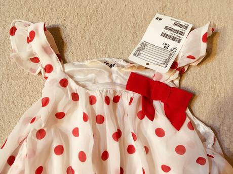 Guličkové šaty, h&m,116