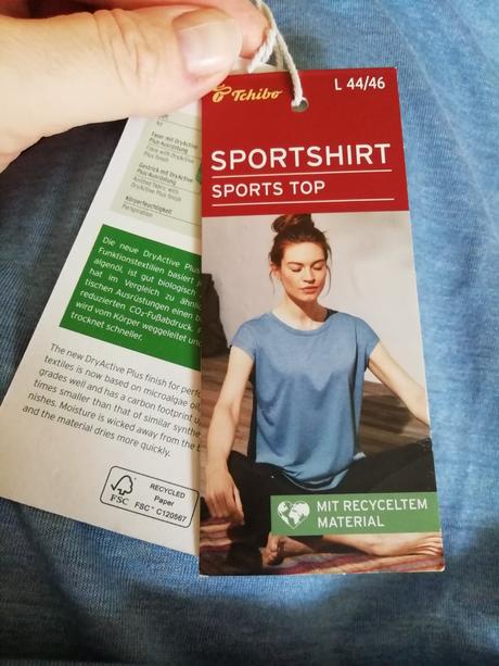 Športové tričko tchibo, v. l, tchibo,l
