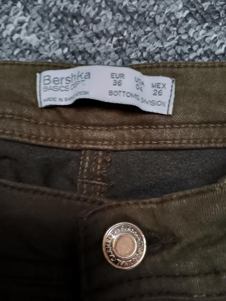 Khaki rifle, bershka,s