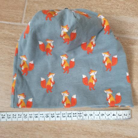 Čiapka zelenosivá s líškami tchibo, tchibo,52