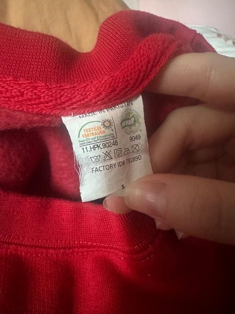 Červená mikina calvin klein, calvin klein,xs