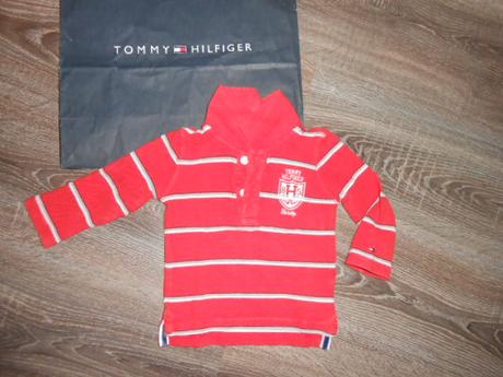 Tommy hilfiger tričko s dlhým rukavom č. 68-74, tommy hilfiger,68