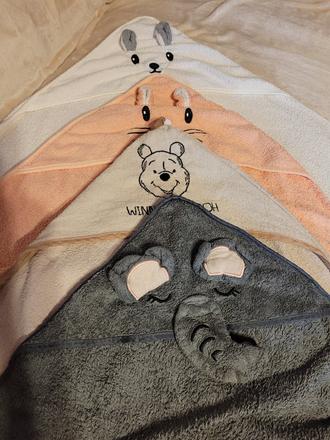 Detské  osušky 75x75cm, 