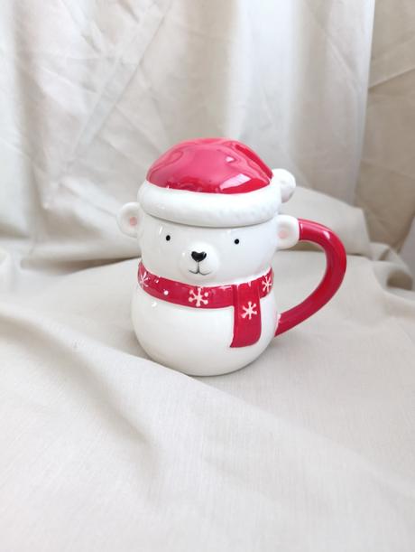 Vianočný hrnček s pokrievkou, 