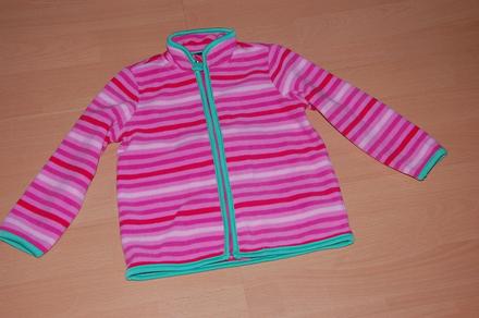 Pásikavá flísová mikinka značky tchibo, 86