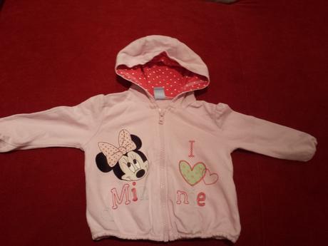 Mikina s kapusou minnie, disney,80