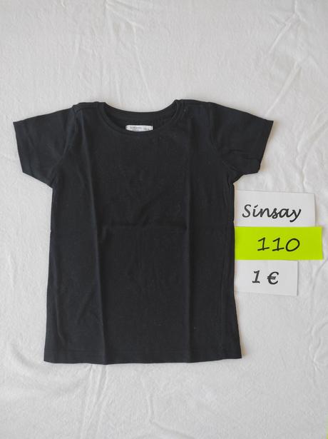 Tričká krátky rukáv, rôzne, sinsay,110