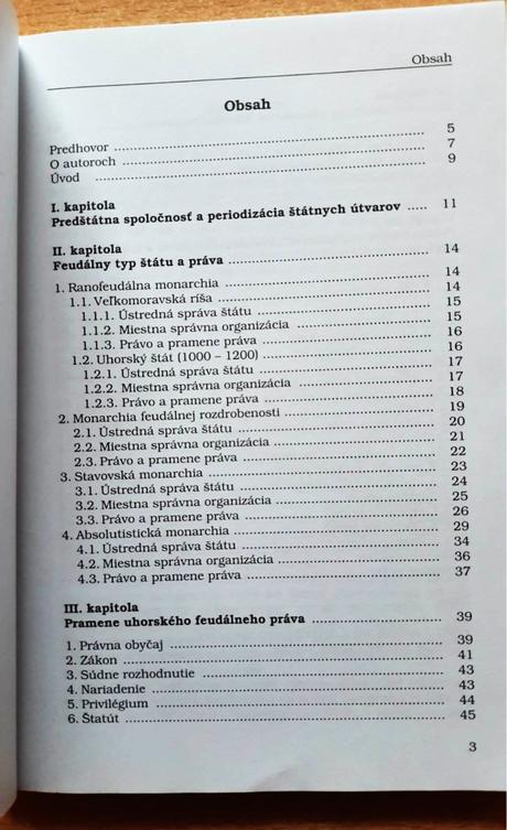 Predám  učebnicu - dejiny štátu a práva na území s, 