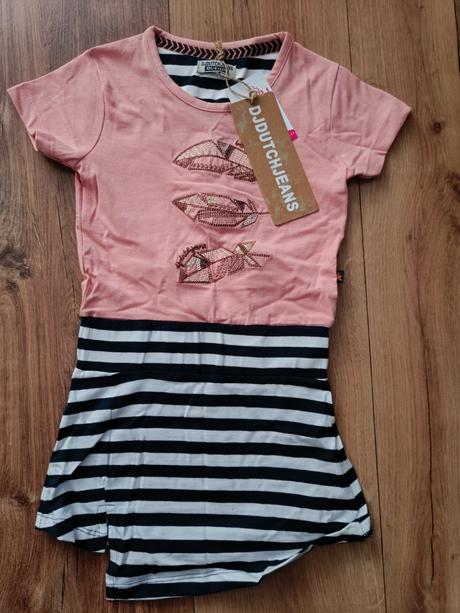 Šaty s krátkym rukávom, 98 / 104