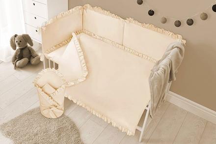 6-dielne posteľné obliečky 100/135 cappuccino,