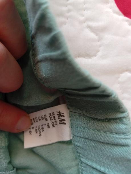 Letné nohavice, h&m,128