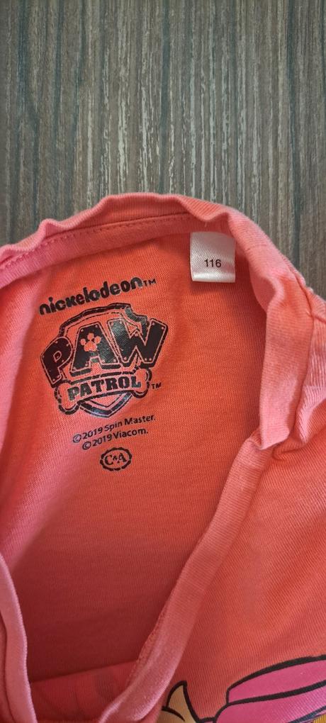 Tričko paw patrol, c&a,116