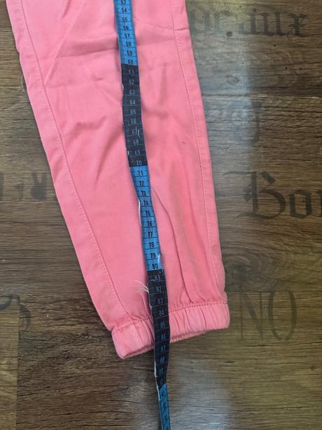 Ružové príjemné kapsáče, h&m,140