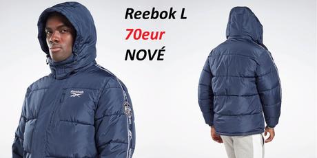 Zimná bunda reebok tmavomodrá, reebok,l