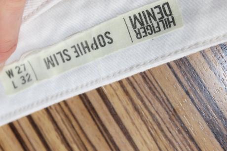 Biele rifle  tommy hilfiger v. 27/32, tommy hilfiger,m