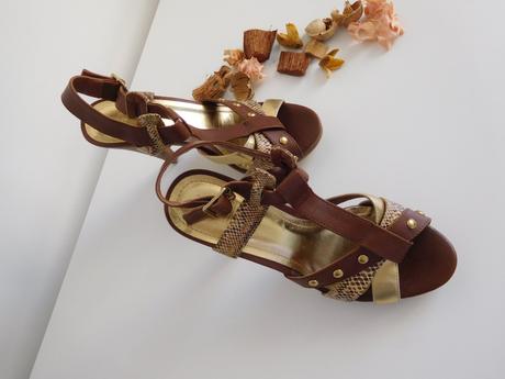 H&m-sandálky ecco koža-38v,, h&m,38