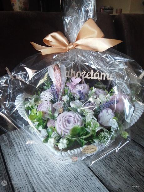 Mydlová kytica pivonia - jubileum,