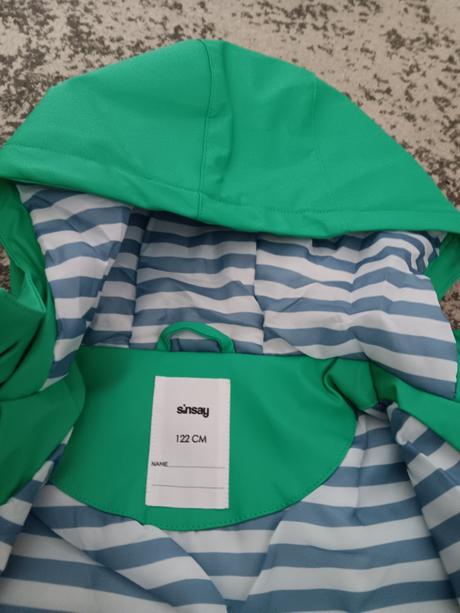 Nová bunda do dažďa veľ. 122, sinsay,122
