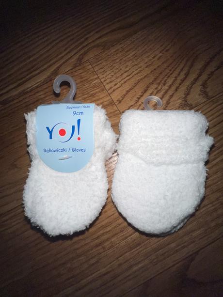 Teple rukavicky novorodenec, 50 / 56 / 62