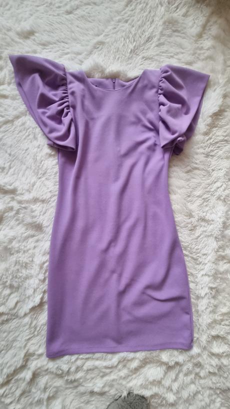 Šaty lila top nový stav, s