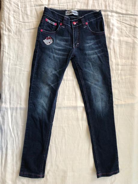 Elastické rifle s hello kitty, sanrio,134