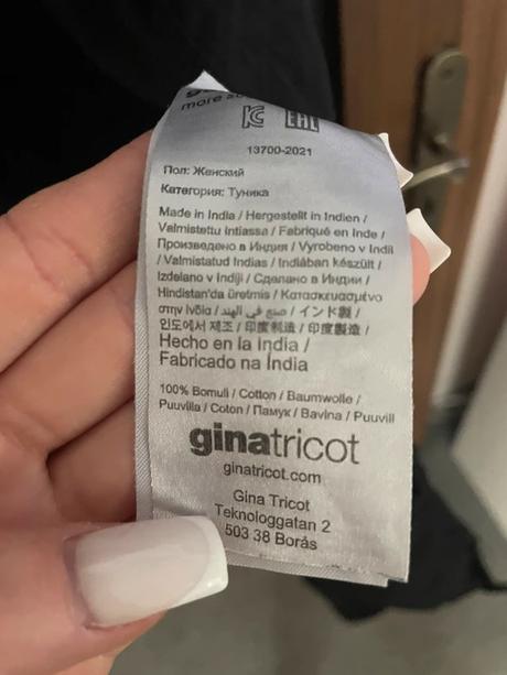 Čierna oversized košeľová tunikašaty gina trico, xxl
