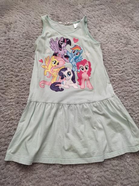 Šaty my little pony,98/104, h&m,104