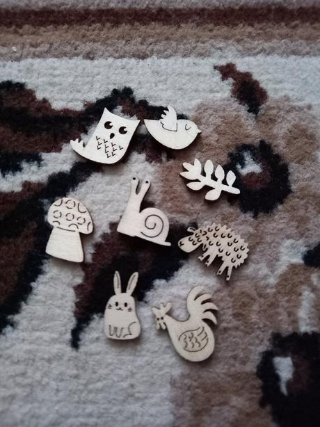 Drevené jarné výrezy, 