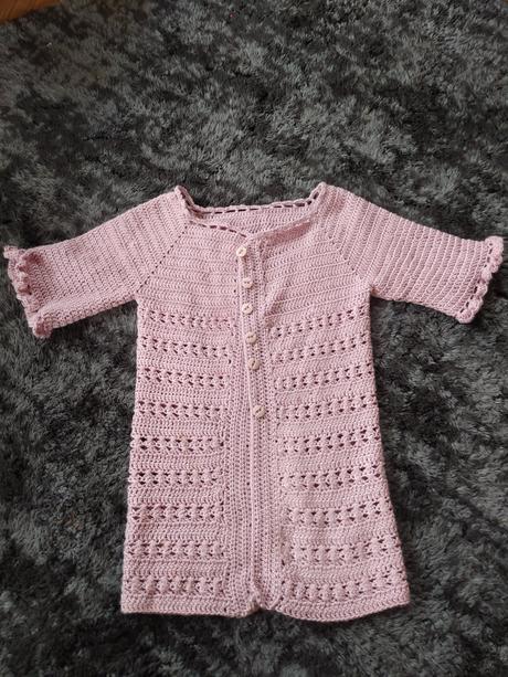 Predĺžený svetrík handmade, 98