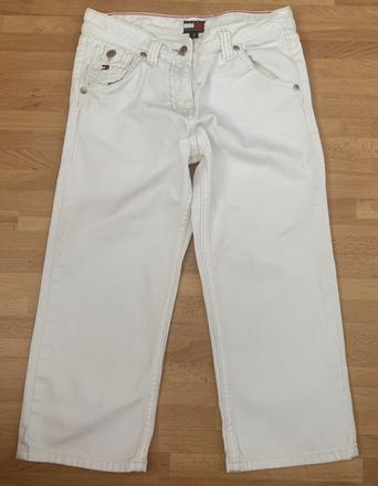 Tommy hilfiger biele krátke rifle, tommy hilfiger,140