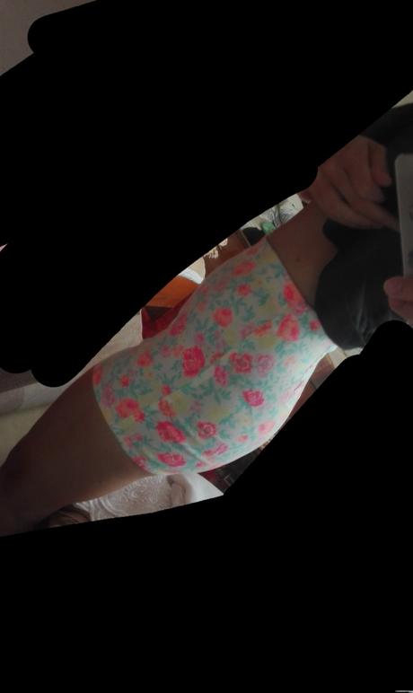 Šortky s vysokým pásom, h&m,34