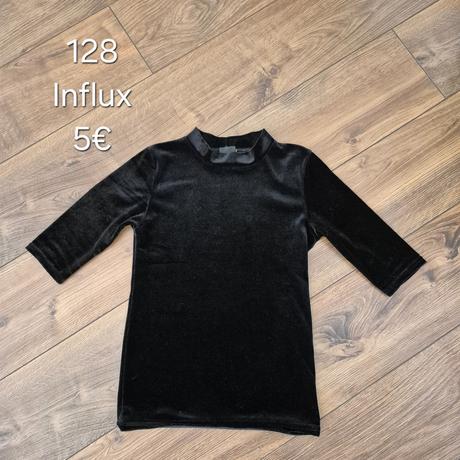 Tričko rolák zamatový influx, 128