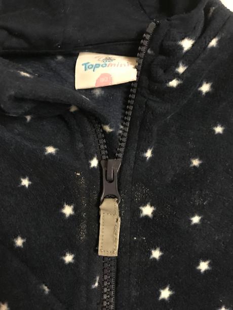 Teplá mikina s hviezdičkami, topomini,80